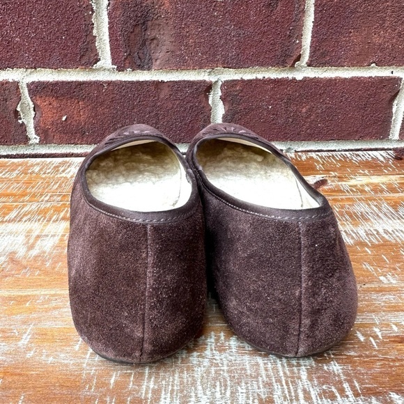 UGG Monogrammed Suede Flats - Picture 5 of 8